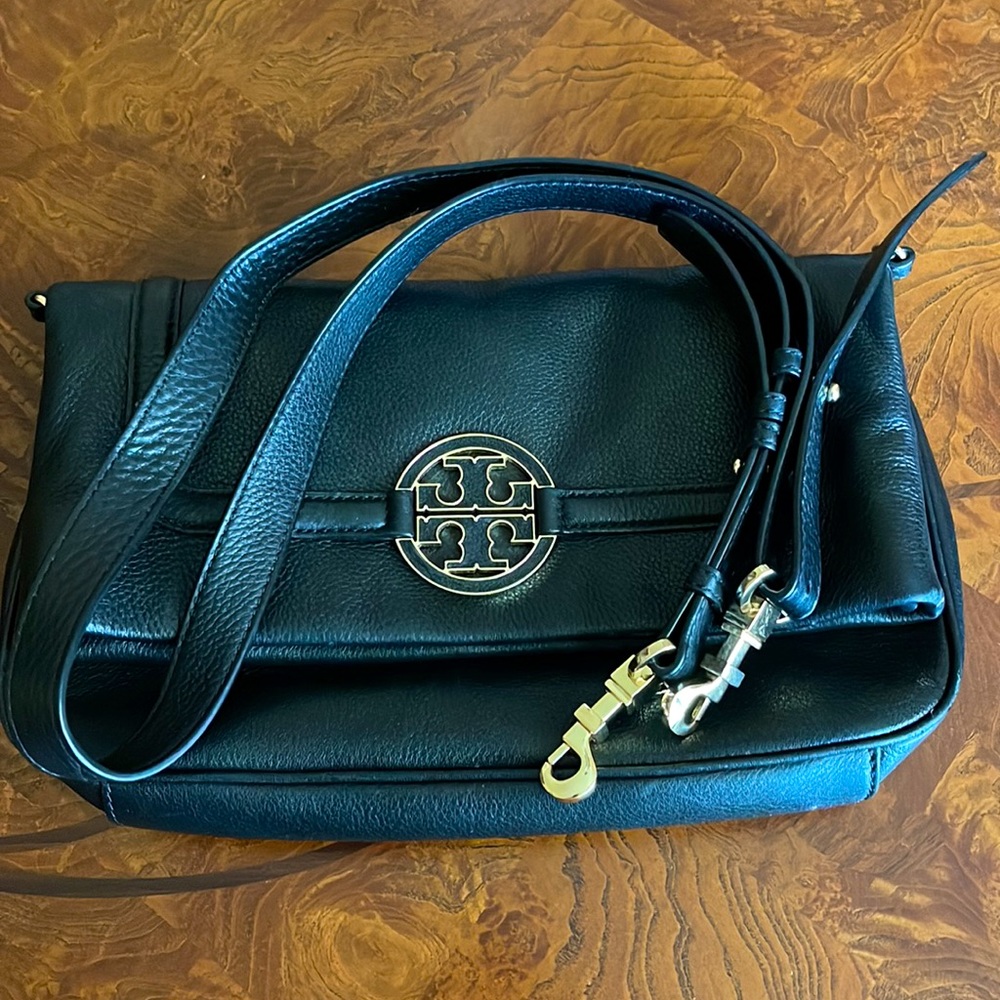 Tory Burch black leather handbag - Picture 8 of 10